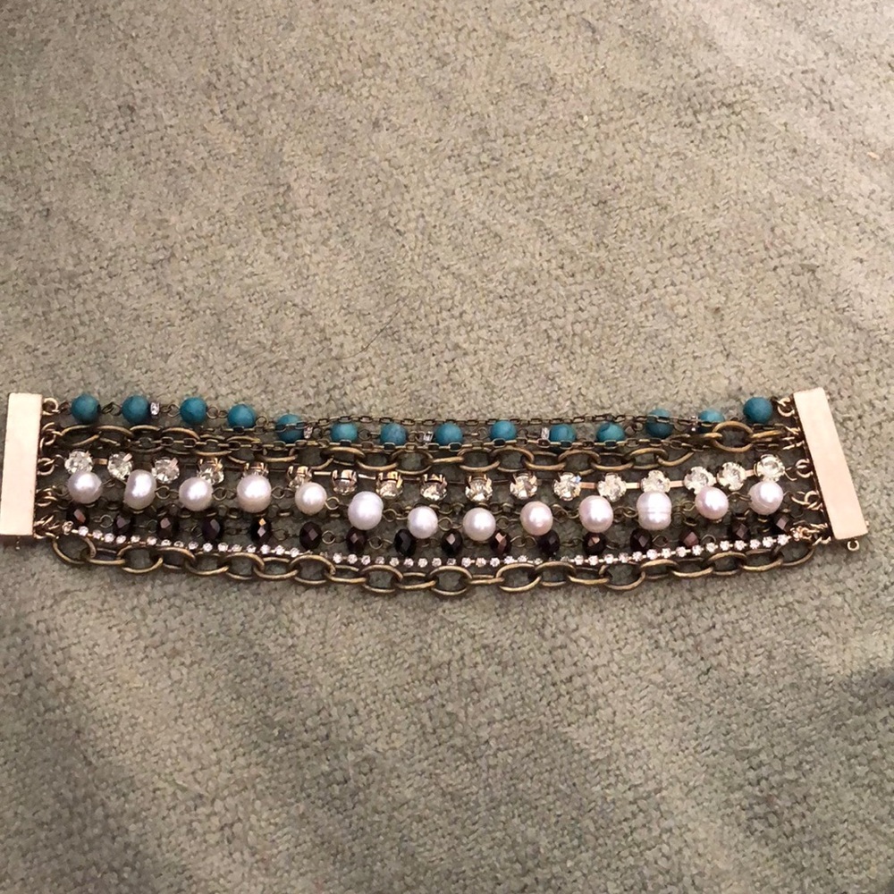 Magnetic multi strand bracelet